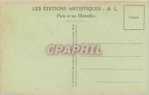 Old Postcard Paris Eiffel Tower