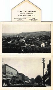 Fold-Out Advertising PC Henry K. Marsh Restaurant, Views of Cuba New York~118045