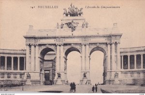 BRUXELLES, Belgium, 1900-1910s; L'Arcade Du Cinquantenaire