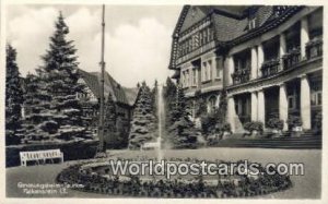 Genesungsheim Taunus Falkenstein IT Germany Writing on back 