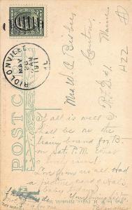 Ridlonville ME Post Office in 1911 Postcard