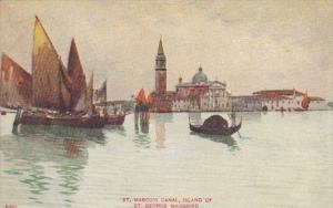 Italy Venezia St Marco's Canal St George Maggiore 1913