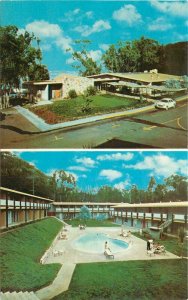 Auto Golden Tee Resort Lodge Morro Bay California Postcard Swimming Pool 7200