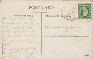 Lawrence KS Kansas South Park c1916 Postcard F47