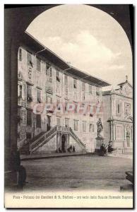 Postcard Old Pisa Palazzo del Cavelierl Ora di Statano Sede della Souola Norm...
