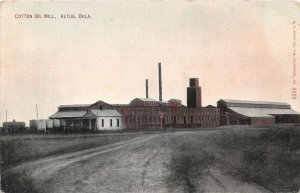 J38/ Altus Oklahoma Postcard c1910 Cotton Oil Mill Factory 322