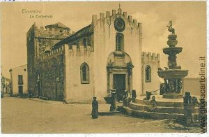 01223 VINTAGE POSTCARD: MESSINA - TAORMINA: CATHEDRAL-