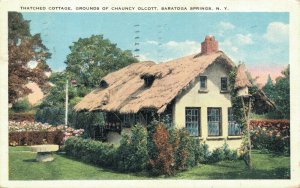 USA Thatched Cottage Grounds of Chauncey Olcott Saratoga Springs New York 06.01