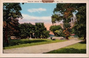 Phelps Grove Park Springfield MO Postcard PC379