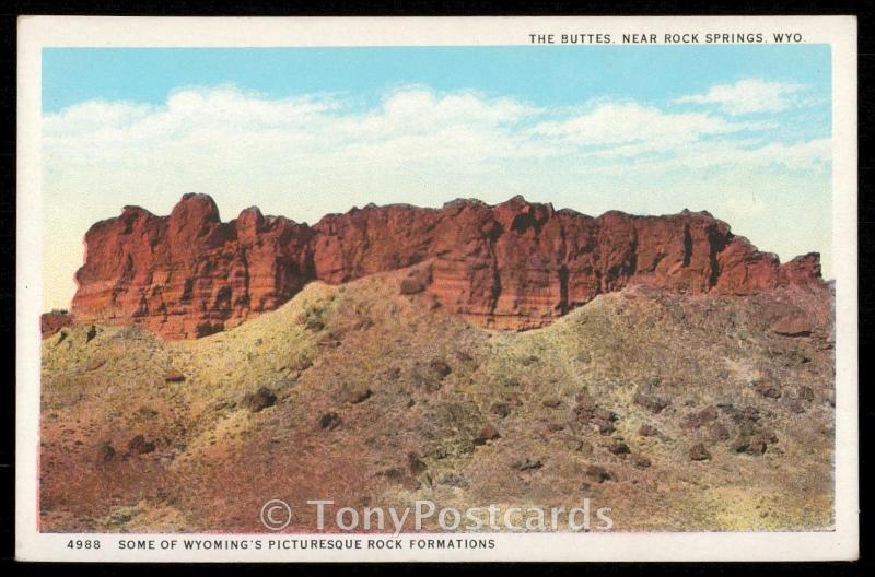 The Buttes, Near Rock Spring, Wyo.