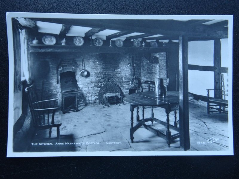 Warwickshire Coll 4 x STRATFORD ON AVON Anne Hathaways House - Old RP Postcards