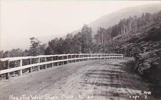 Oklahoma Mohawk Trail Near Top Western Slope Real Photo RPPC