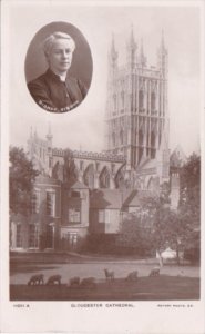 England Gloucester Cathedral & Bishop Gibson 1908 Real Photo