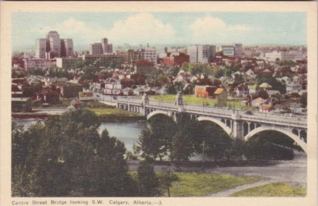 Canada Calgary Centre Street Bridge Looking Southwest