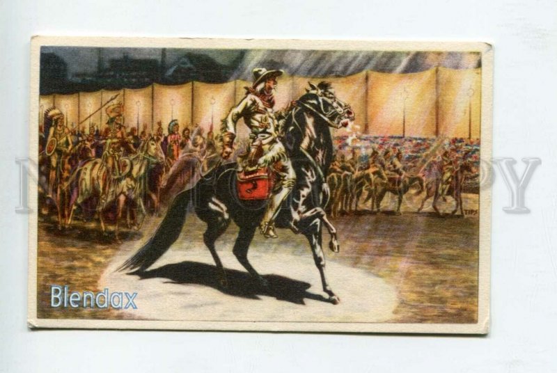 427777 GERMANY Buffalo Bill WILD WEST Advertising Blendax Shampoo card