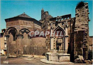 Modern Postcard Le Puy en Velay Needle Chapel St Clair twelfth and S Fountain...