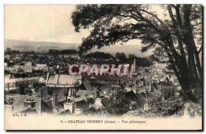 Old Postcard Chateau Thierry picturesque View