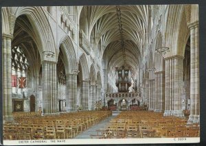 Devon Postcard - The Nave, Exeter Cathedral       T4539