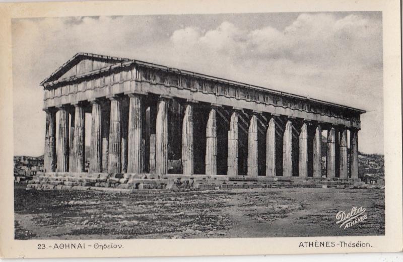 BF19062 athenss theseion greece  front/back image