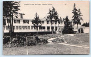 BOOTHBAY HARBOR, Maine ME ~ NEWAGEN INN Hotel 1950 Lincoln County Postcard