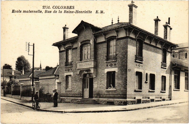 CPA Colombes Ecole maternelle ,Rue de la Reine Henriette (1314243)