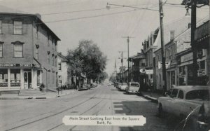 BATH , Pennsylvania , 1940-50s ; Main Street