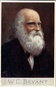 Tucks 9558 Men of Letters William Cullen Bryant Vintage Postcard R30