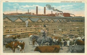 Illinois Chicago Union Stock Yards Max Rigot #249 Postcard 22-5358