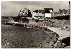 Postcard Modern Britain L & # 39Aberwrach The Beach And & # 39Hotel De La Bai...