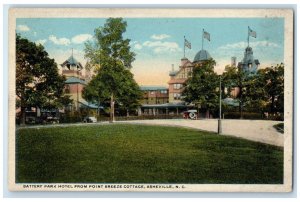 c1920 Battery Park Hotel Point Breeze Cottage Asheville North Carolina Postcard