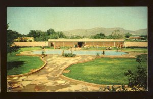 El Paso, Texas/TX Postcard, Del Camino Courts Motel, Franklin Mountains, 1955!