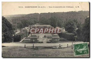 Old Postcard Dampierre View D & # 39Ensemble Du Chateau