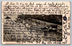 St. Louis River Front - Missouri - Steamship Spread Eagle - 1905