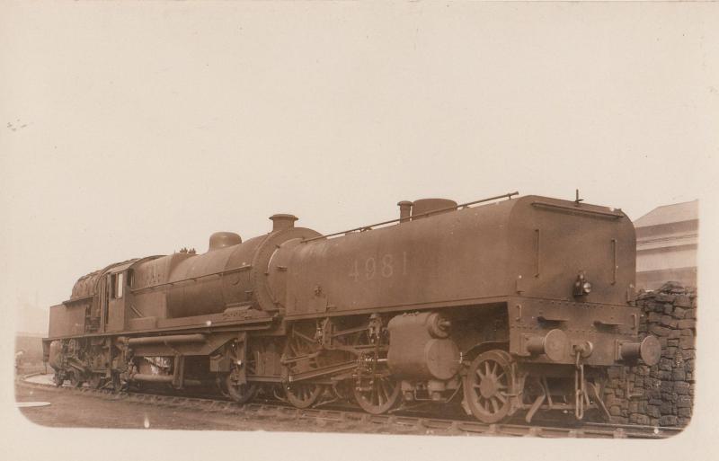 LMS Railway Garratt Class 2-6-6-2 No 4981 Toton Cricklewood Coal Train Antiqu...