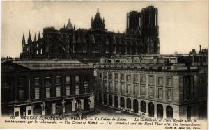 CPA AK Guerre Européenne 1914-1915 Le Crime de REIMS La Cathedrale et (742094)