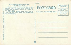 c1920 Multi-View Postcard; Milwaukee-Downer College, Milwaukee WI unposted