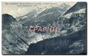 Old Postcard Dauphine De La Grave in Villard Lauteret d & # 39Arene and Combe...