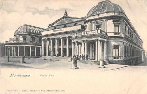 Montevideo Uruguay Teatro Solis Theatre Antique Postcard J53911