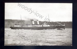 f2439 - L&NW Railway Ferry - Princess Maud - Stranraer/Larne - postcard