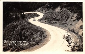 F76/ Macomber West Virginia RPPC Postcard Laurel Mt Road  c1930s
