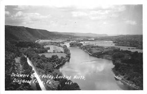 Delaware River Valley real photo - Dingmans Ferry, Pennsylvania PA  