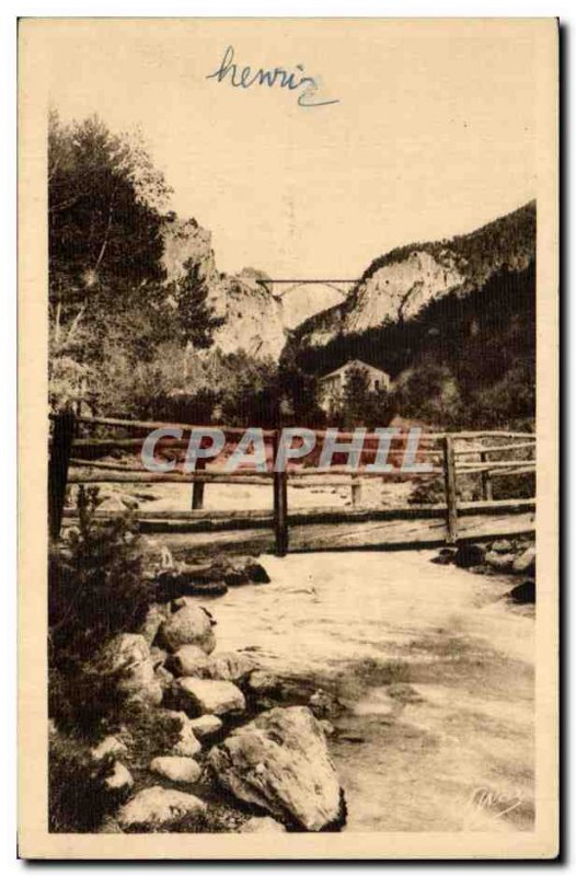 Old Postcard The Brianconnais Artistic Briancon