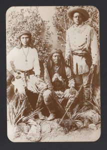 FRONTIER SCOUTS Pictured Apache Pub Old West Collectors Series ~ Cont'l