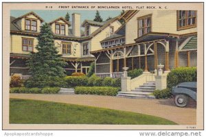 Front Entrance Of Bonclarken Hotel Flat Rock North Carolina