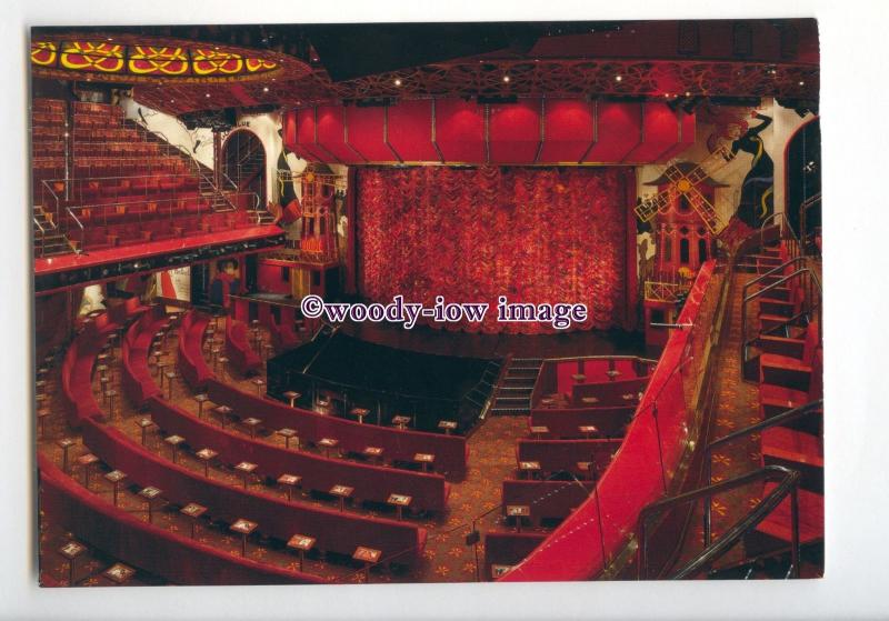 LN0803 - Liner - Carnival Conquest Toulouse Lautrec Lounge  built 2002 -postcard