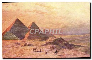 Postcard Ancient Egypt Egypt Cairo Pyramids