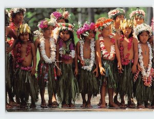 Postcard Enfants des lles Marquises, French Polynesia