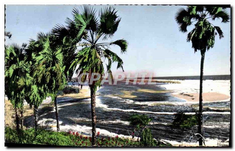 Postcard Modern Africolor View On & # 39Ocean Atlantic Cameroon