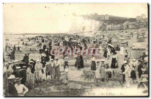 Old Postcard Mers on the Beach