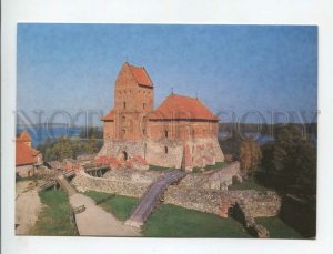 469698 USSR 1986 year Lithuania Vilnius Trakai Castle postcard